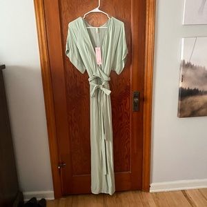 Hazel and Folk Mint Green Melody Dress